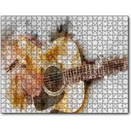 Caka Tablo Cakapuzzle Akustik Gitar Suluboya Efektli 255 Parça Puzzle