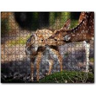 Caka Tablo Cakapuzzle Anne Karaca ve Yavrusu 120 Parça Puzzle