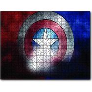 Caka Tablo Captain Amerika'nın Kalkanı Logo 1000 Parça Puzzle