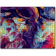 Caka Tablo Çiçek Deseni Kamp Ateşi Görseli 255 Parça Puzzle