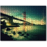 Caka Tablo Golden Gate Köprüsü Dijital Art 255 Parça Puzzle