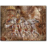 Caka Tablo Hindu Tanrıların Savaş Sahnesi Mitolojik 120 Parça Puzzle