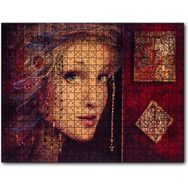 Caka Tablo I Kadın Figürü Görseli 120 Parça Puzzle