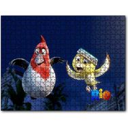 Caka Tablo Rio Macerası Sarı ve Kırmızı Beyaz Kuşlar 255 Parça Puzzle