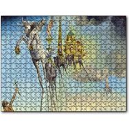 Caka Tablo Salvador Dali ve Gerçeküstü Fil Imgeleri Görseli 255 Parça Puzzle