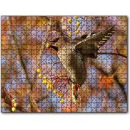Caka Tablo Sarı Meyveli Ağaç ve Sevimli Kuş 255 Parça Puzzle