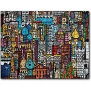 Caka Tablo Şehir Motifleri Duvar Boyama 120 Parça Puzzle