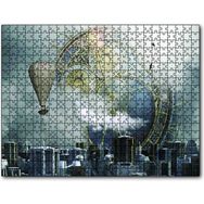 Caka Tablo Şehir Saat Balon Fantastik 1000 Parça Puzzle