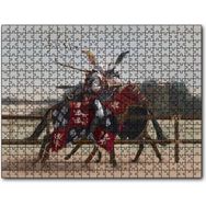Caka Tablo Şovalyelerin Çarpışması Görseli 1000 Parça Puzzle