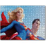 Caka Tablo Süpermen ve Süper Kız 255 Parça Puzzle