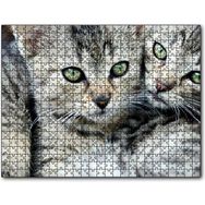 Caka Tablo Tekir Yavru Kediler 1000 Parça Puzzle