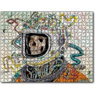 Caka Tablo Uzay Kıyafetli Kurukafa 500 Parça Puzzle