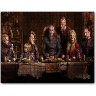 Caka Tablo Vikingler Tüm Karakterler Yemek Masasında 255 Parça Puzzle