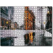 Caka Tablo Yağmurlu Günde Gökdelenler 255 Parça Puzzle