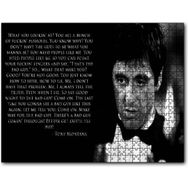 Caka Tablo Yaralı Yüz Tony Montana Sözü 255 Parça Puzzle