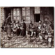 Cakapuzzle 1900 İstanbulda Nargile İçen İnsanlar Mdf 120 Parça Puzzle