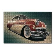 Cakapuzzle 1956 Buick Special Kırmızı Beyaz 120 Parça Ahşap Puzzle