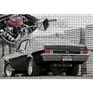 Cakapuzzle 1969 Chevrolet Nova Arka Görünüş Mdf 1000 Parça Puzzle
