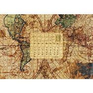 Cakapuzzle 2012 Eylül Kartpostal ve Dünya Haritası 500 Parça Puzzle
