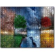Cakapuzzle 4 Mevsim Bir Arada Illüstrasyon 255 Parça Puzzle