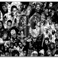Cakapuzzle 90 Rap Şarkıcısı Monochrome Mdf 255 Parça Puzzle