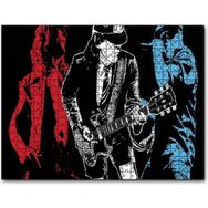 Cakapuzzle Ac Dc Rock Grubu Üç Renk Illüstrasyon 120 Parça Puzzle
