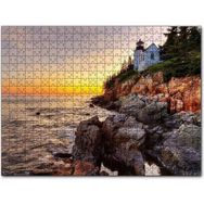 Cakapuzzle Acadia Milli Parkında Günbatımı ve Deniz 120 Parça Puzzle
