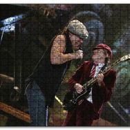 Cakapuzzle Acdc Angus ve Malcolm Young Sahnede Mdf 120 Parça Puzzle