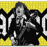 Cakapuzzle Acdc Angus Young Sarı Zemin Mdf 1000 Parça Puzzle