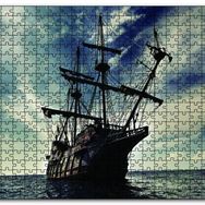 Cakapuzzle Açık Denizdeki Yelkenli Gemi Mdf 120 Parça Puzzle