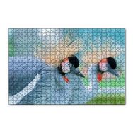 Cakapuzzle Açık Mavi Renkli Tepeli Turna Görseli 120 Parça Ahşap Puzzle