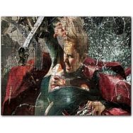 Cakapuzzle Adaletsizlik İki Supergirl Battles Superman Mdf 120 Parça Puzzle