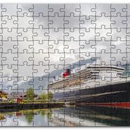 Cakapuzzle Adriyatik Denizinde Cruise Gemisi ve Bulutlar Mdf 1000 Parça Puzzle