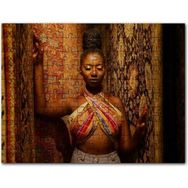 Cakapuzzle Afrikalı Duru Güzellik ve Yöresel Kıyafeti Mdf 255 Parça Puzzle