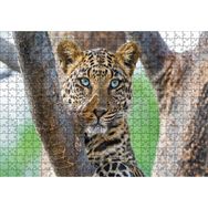 Cakapuzzle Ağaç Dallarında Genç Leopar Ahşap 500 Parça Puzzle