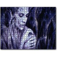 Cakapuzzle Ağaç Kökünden Kadın Figürü Mdf 120 Parça Puzzle