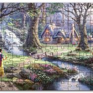 Cakapuzzle Ağaçlar Arasındaki Kahverengi Fantezi Periler Mdf 1000 Parça Puzzle