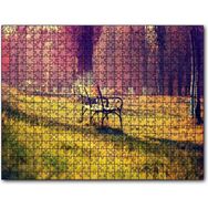 Cakapuzzle Ağaçlar Bank Doğa Huzur Mdf 255 Parça Puzzle