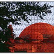 Cakapuzzle Ağaçların Arasından Kızıl Kubbe Mdf 255 Parça Puzzle