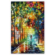 Cakapuzzle Ağaçlı Parkta Çift Yağlıboya Ahşap 1000 Parça Puzzle