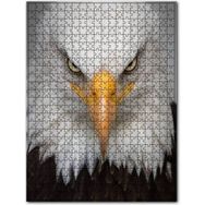 Cakapuzzle Akbaşlı Amerikan Kartalı Ön Görünüş Ahşap 1000 Parça Puzzle