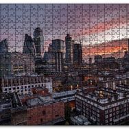Cakapuzzle Akşamüzeri Şehir Manzarası Mdf 120 Parça Puzzle