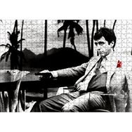 Cakapuzzle Al Pacino Tony Montana Yaralı Yüz 120 Parça Ahşap Puzzle