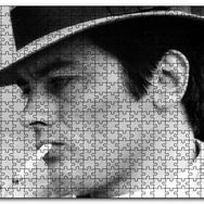 Cakapuzzle Alain Delon Şapkalı Ahşap 500 Parça Puzzle