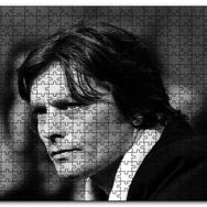 Cakapuzzle Alain Delon Siyah Beyaz Ahşap 255 Parça Puzzle