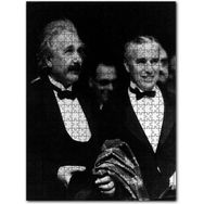 Cakapuzzle Albert Einstein İle Charlie Chaplin Ahşap 255 Parça Puzzle