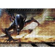 Cakapuzzle Alien Xenomorph 120 Parça Ahşap Puzzle
