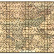 Cakapuzzle Amerika Birleşik Devletleri Haritası 1862 Mdf 120 Parça Puzzle