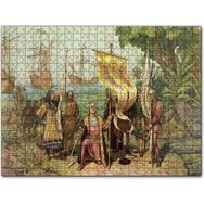 Cakapuzzle Amerika Kıtasının Keşfi Mdf 255 Parça Puzzle