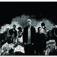 Cakapuzzle Amerikalı Rap Şarkıcıları Monochrome Mdf 1000 Parça Puzzle